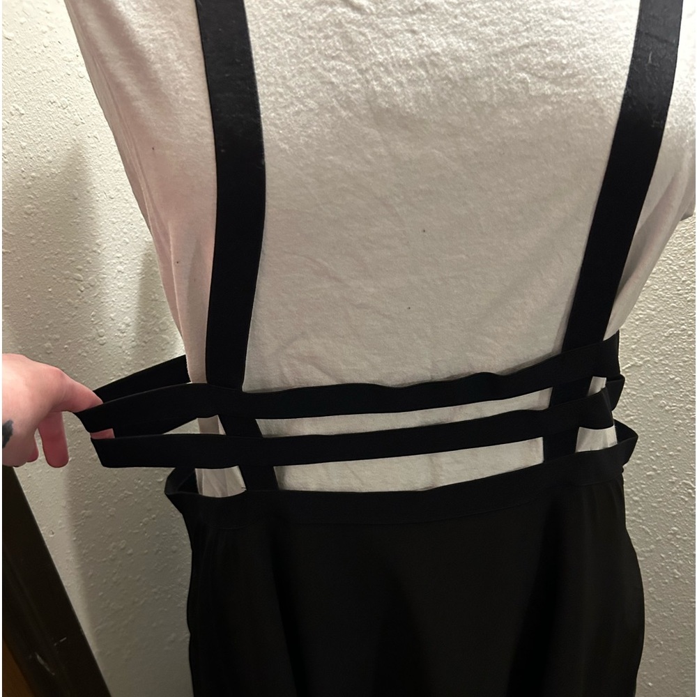 Hottopic plus size 3x black caged suspender skirt